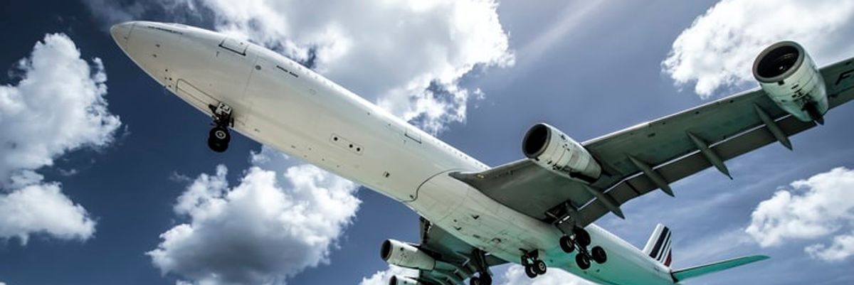 a boing 747-es, vagyis a Jumbo Jet