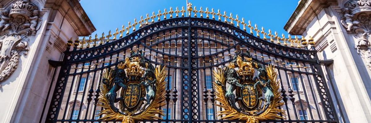 a Buckingham-palota kapuja