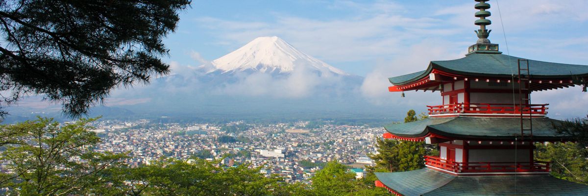A Fuji-hegy Japánban