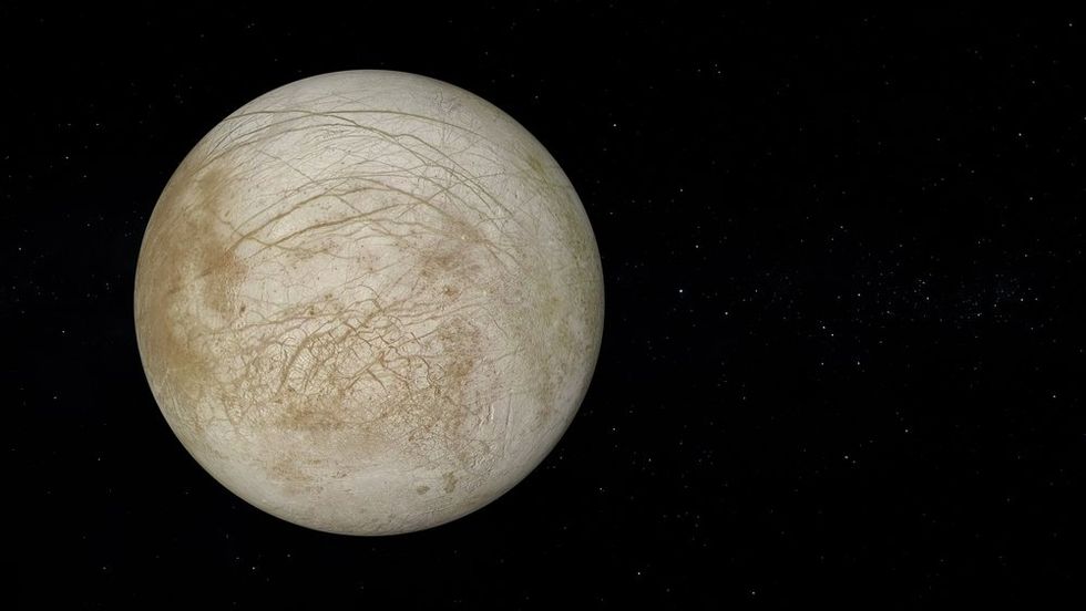 A Jupiter egyik holdja, az Europa