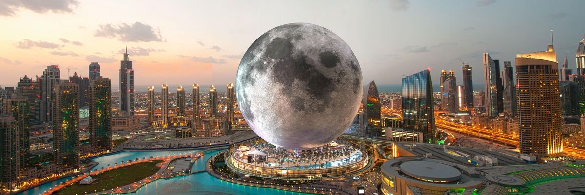 a Moon World Resorts Hold-alakú hotel terve Dubajban