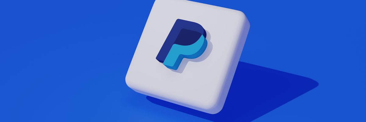 A PayPal 3D-s logója.