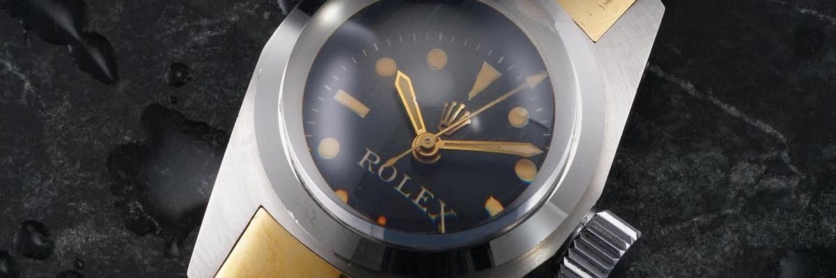 A Rolex DeepSea nevű órája.