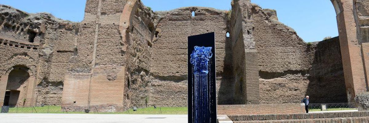 ​A római Caracalla fürdő.