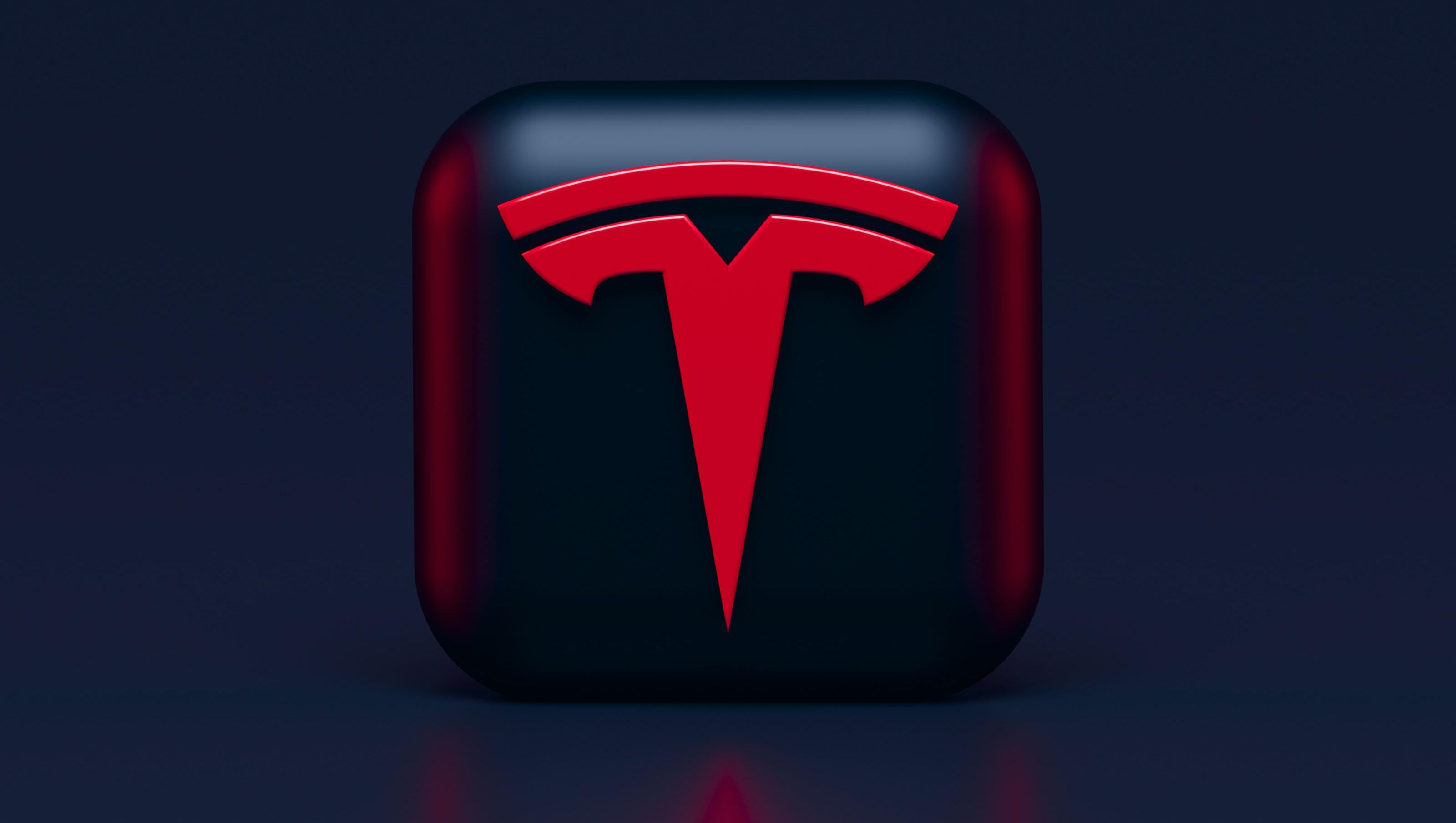 A Tesla logója.