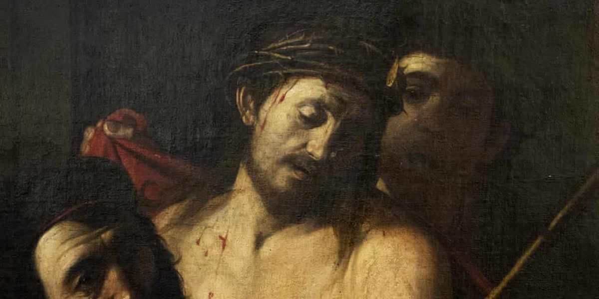 A Töviskoszorú című festmény, mely lehet a barokkmester, Caravaggio műve