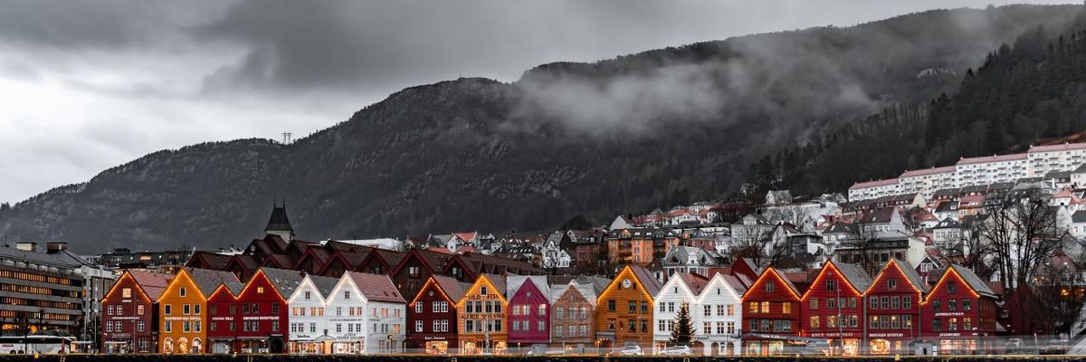 a világ legnyugodtabb városa, a norvégiai Bergen