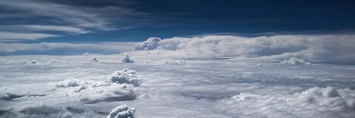 aerial photography of sea of clouds