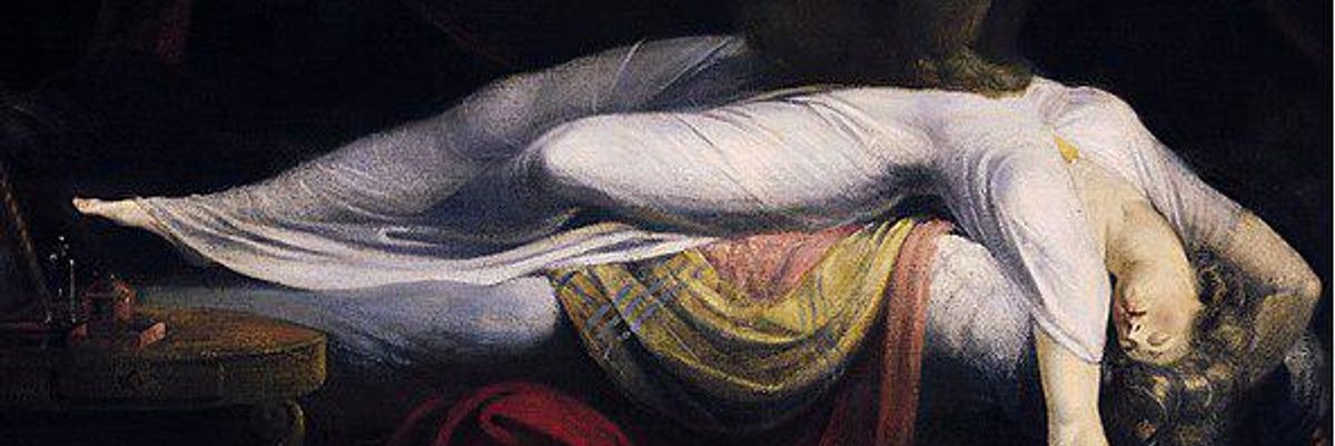 alvásparalízis festmény Henry Fuseli festménye, a The Nightmare (1781) 