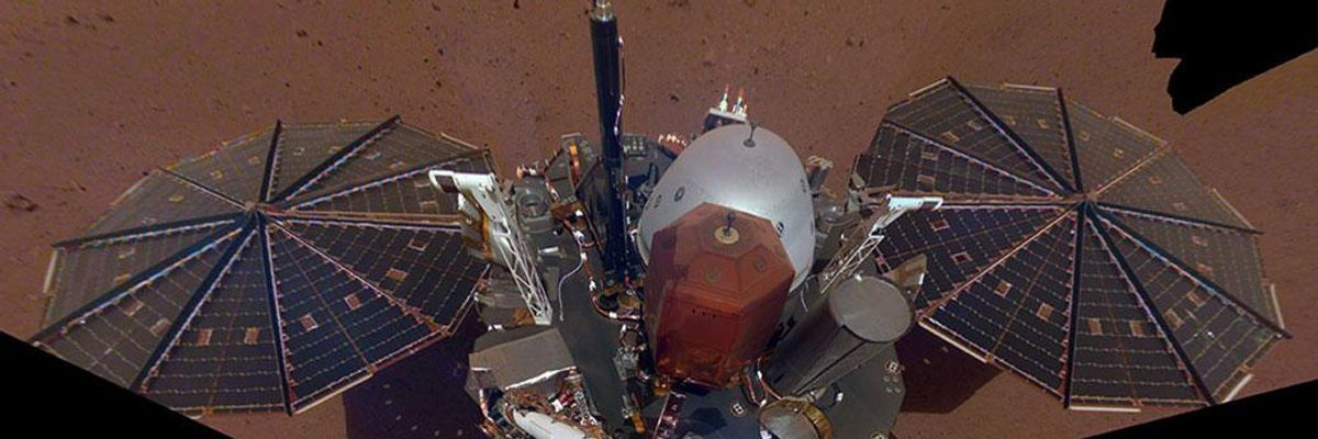 az InSight Mars-járó, Marsra érkezése után 10 nappal