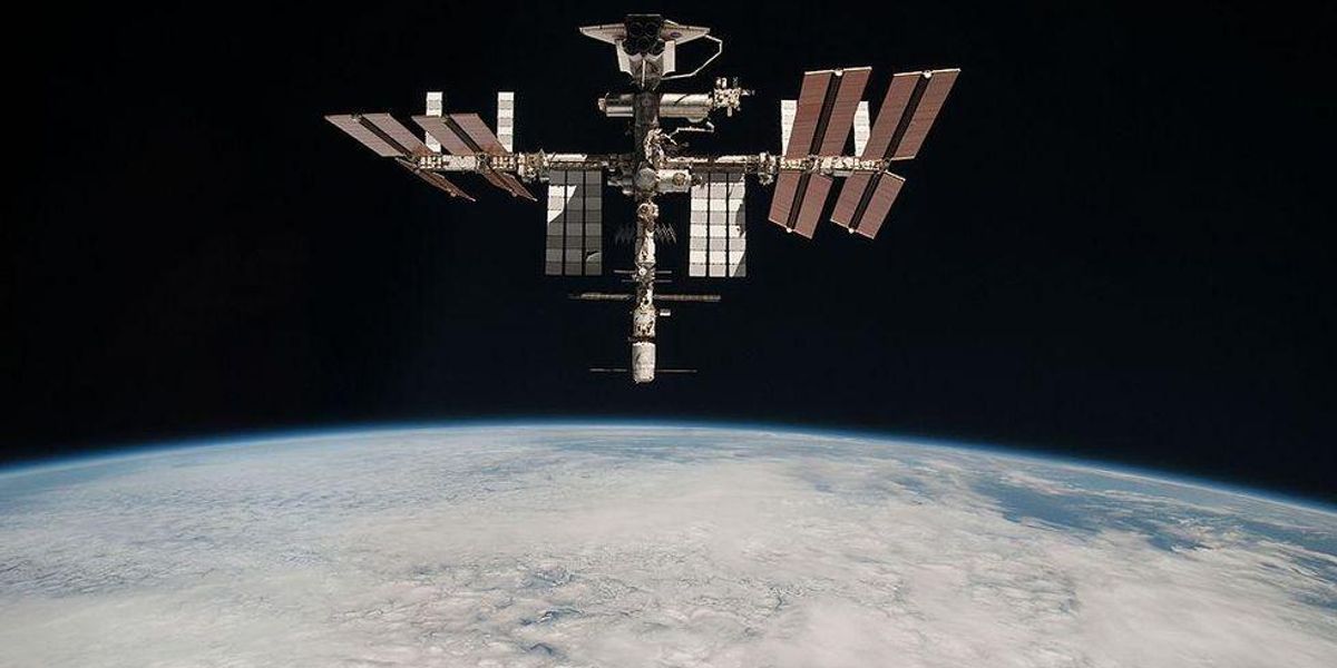 Az ISS nemzetközi űrállomás.