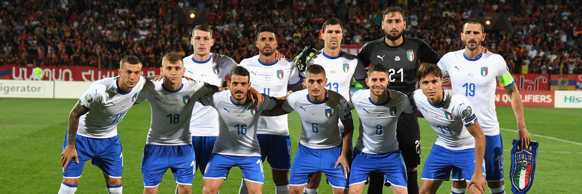 az olasz válogatott Örményország elleni kezdőcsapata