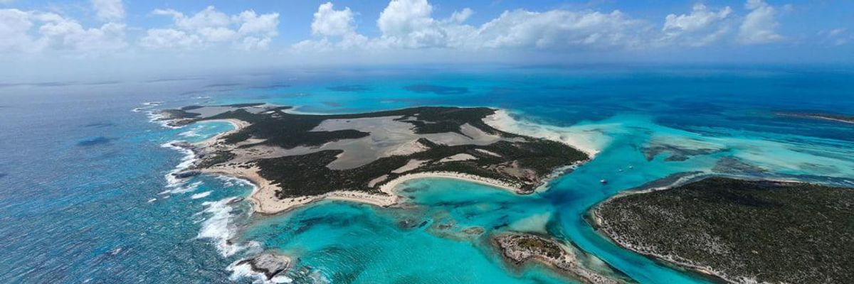 bahamák magánsziget