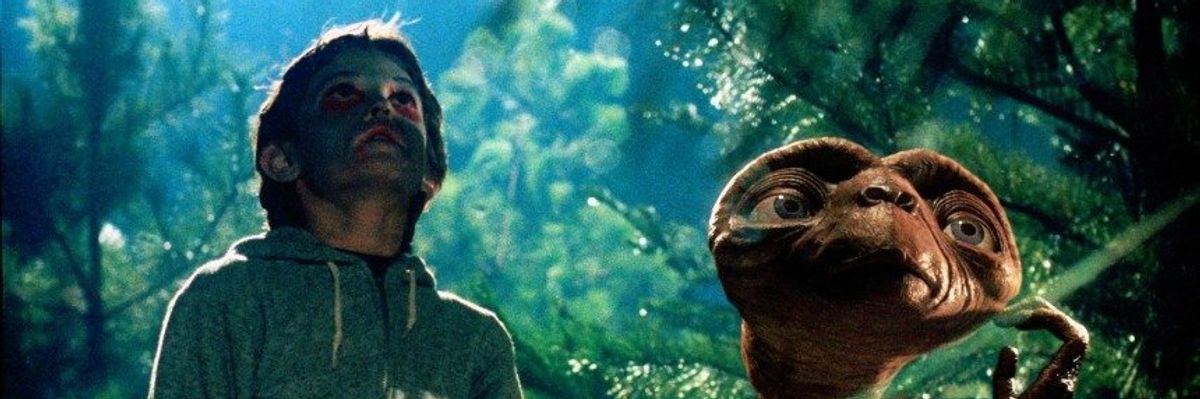 E.T., a földönkívüli egyik jelenete