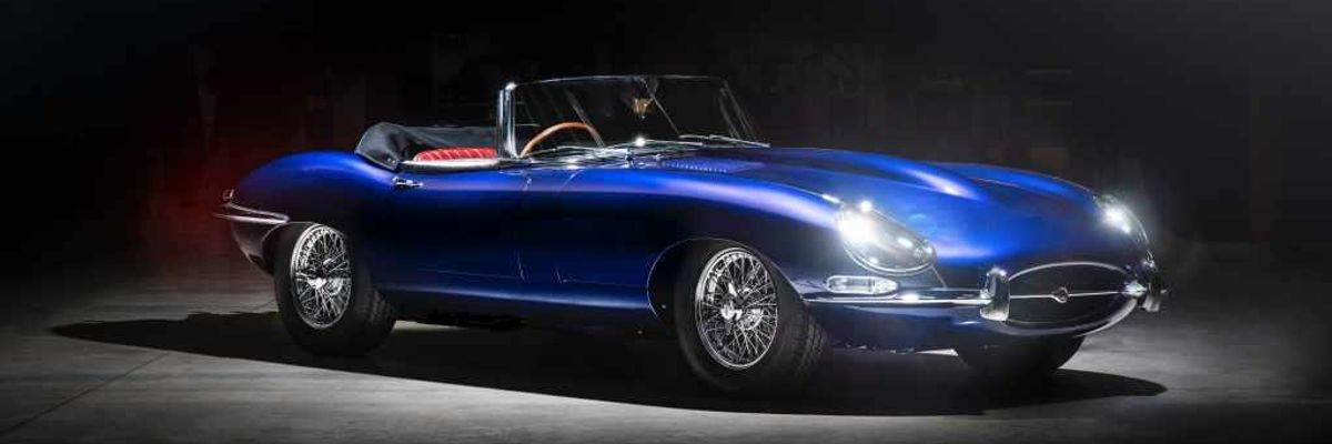 Egy 1965-ös Jaguar.