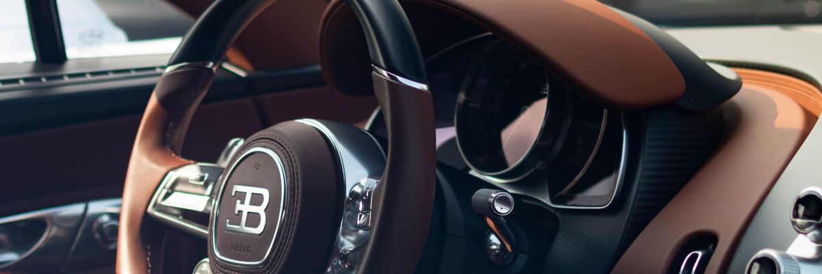 Egy Bugatti belső tere