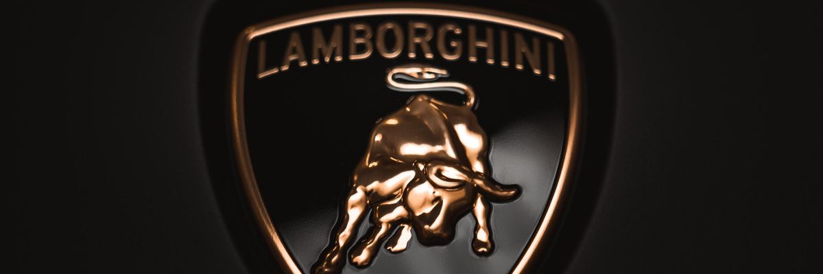 Egy Lamborghini-logo.