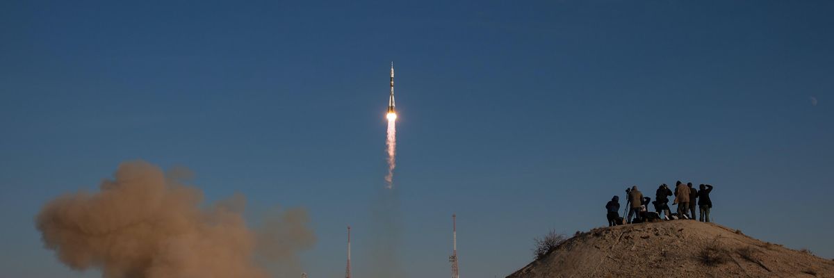 Egy Soyuz-rakéta fellövése