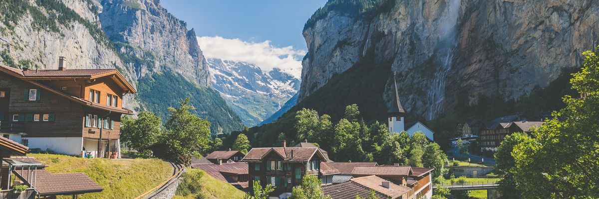 Egy svájci falu.