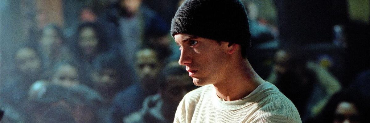 Eminem a 8 mérföld című filmben.