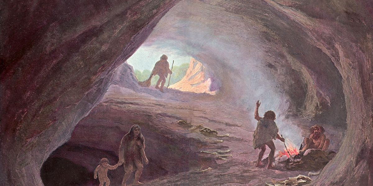 Картинка пещера человека