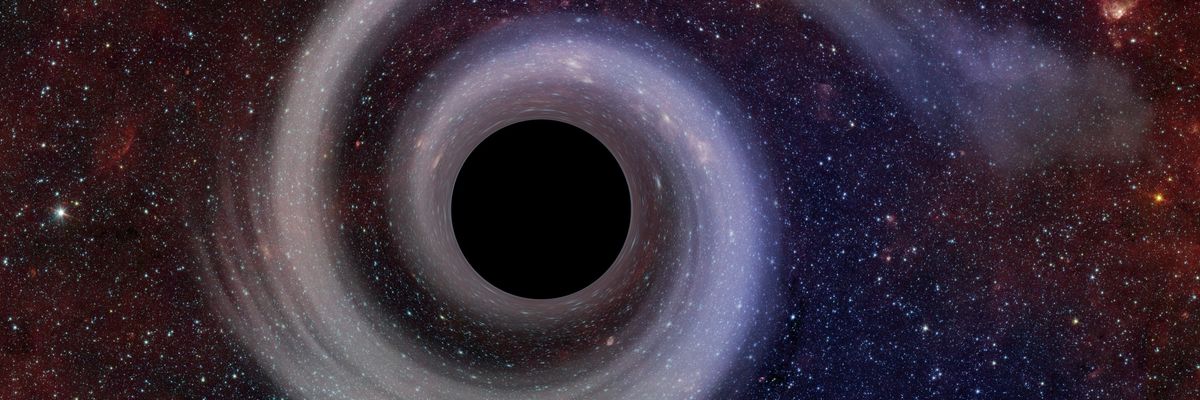 fekete lyuk illusztráció