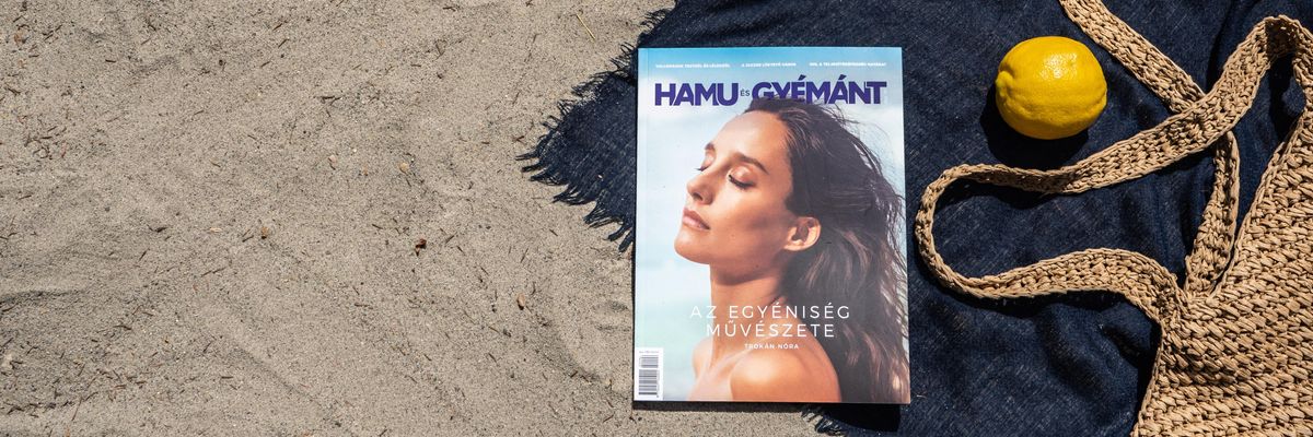 Hamu és Gyémánt nyári lapszám, Trokán Nóra színésznő címlapon