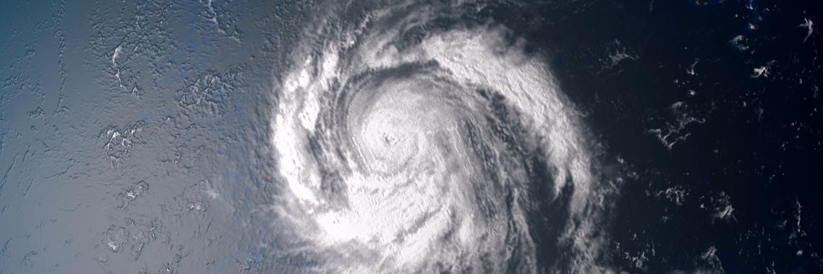 hurrikán űrfelvétel