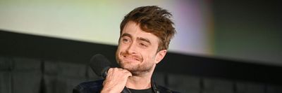 Daniel Radcliffe színész egy beszélgetésen