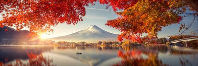 a Fuji hegy ősszel