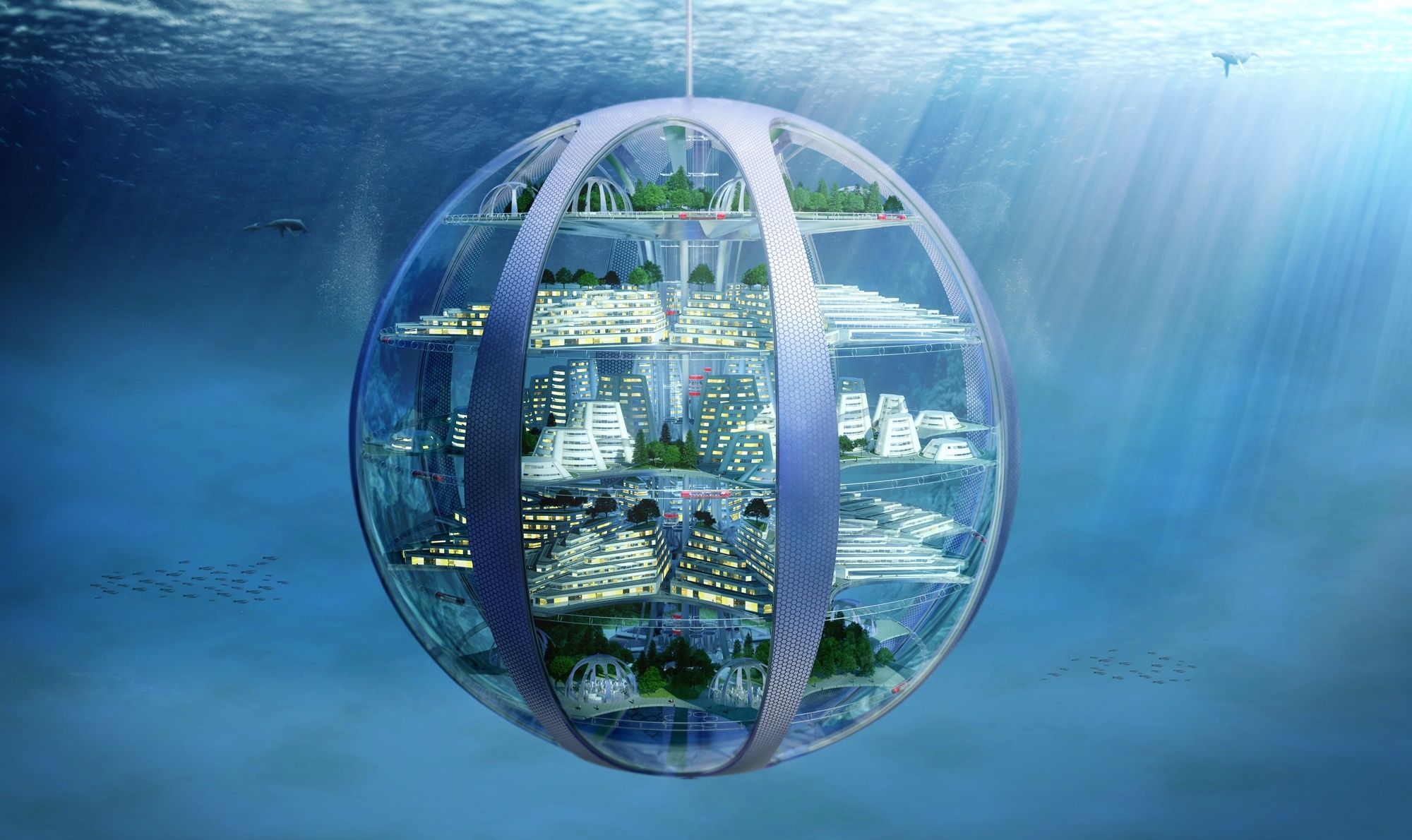Víz alatti város, Atlantis elképzelése a jövőben a Samsung szerint