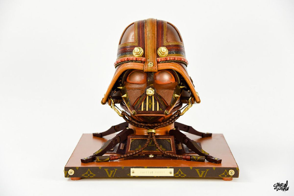 Gabriel Dishaw Louis Vuitton-mintás Star Wars-szobor