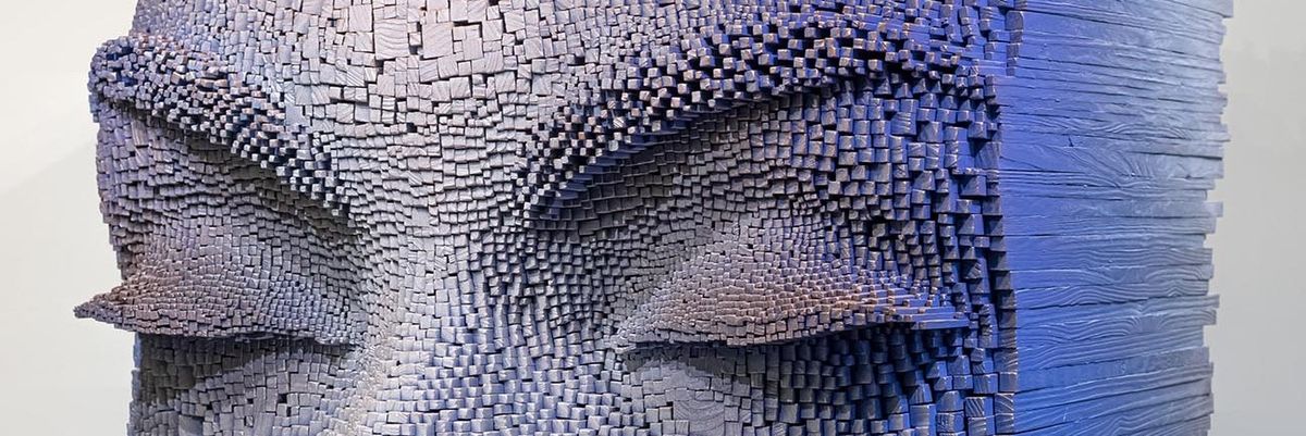 Falécekből készít meditáló arcokat az ausztrál művész