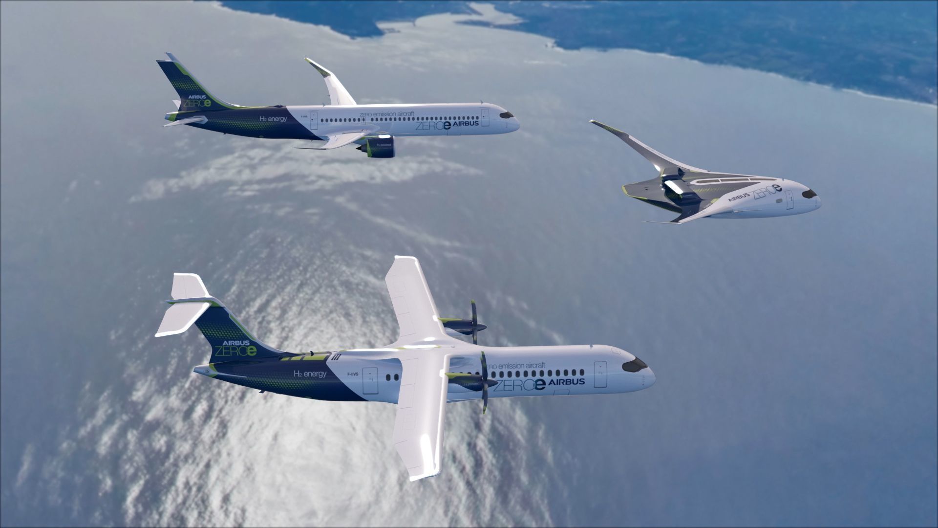 Airbus repülők hidrogénnel
