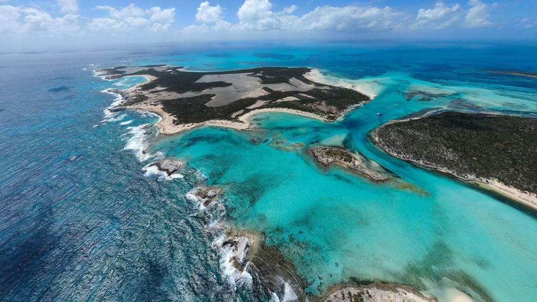 bahamák magánsziget