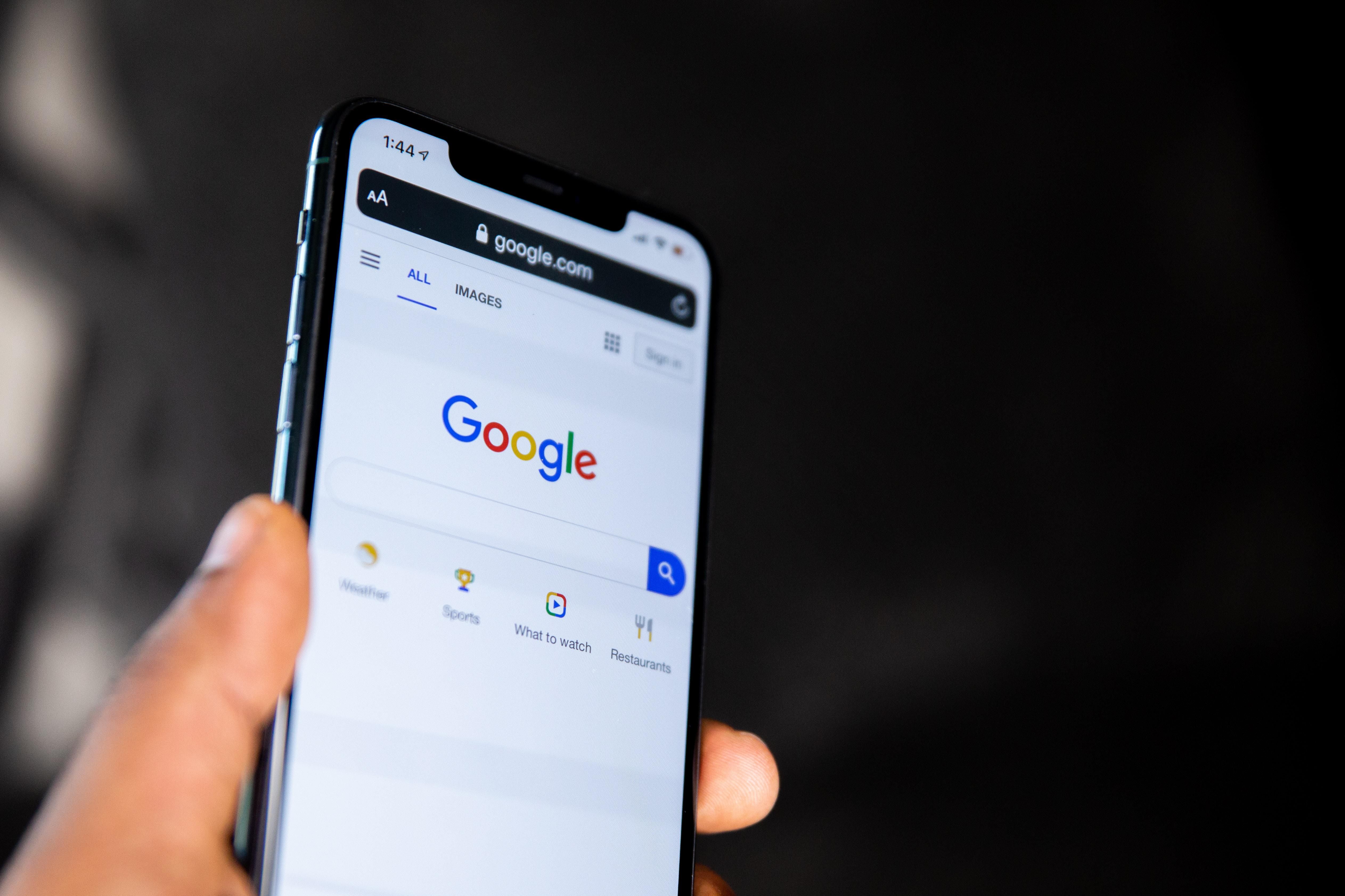 androidos telefonon google kereső