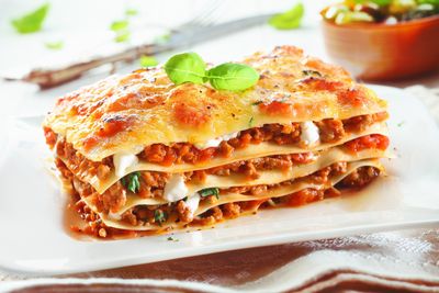 lasagne recept, húsos lasagne