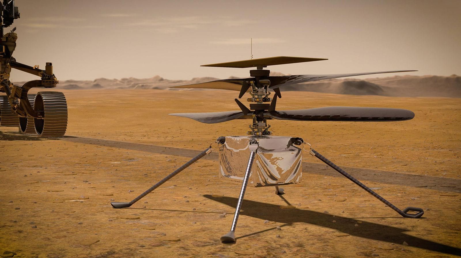 NASA Mars-helikopter első repülés 