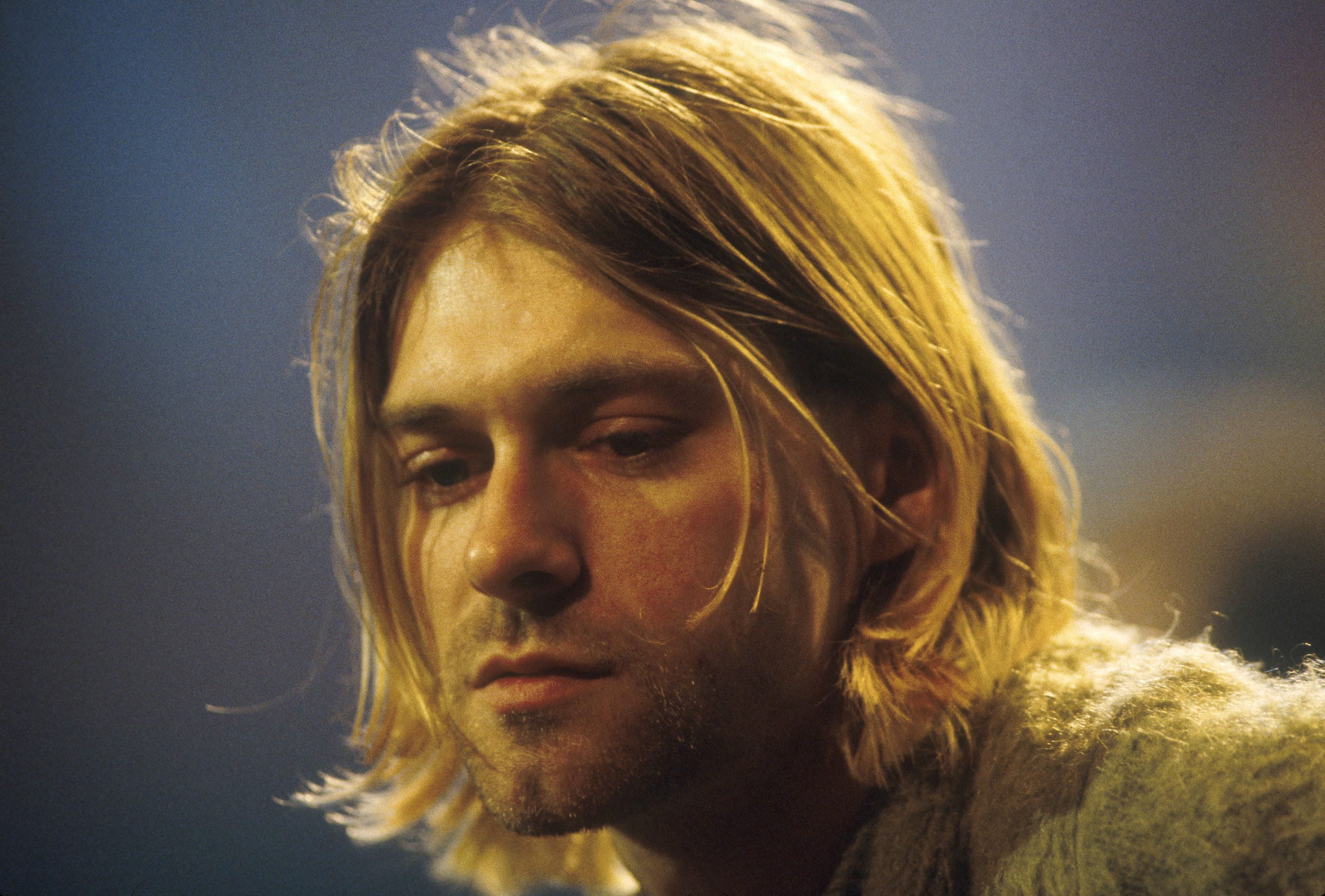 Kurt Cobain szomorú 