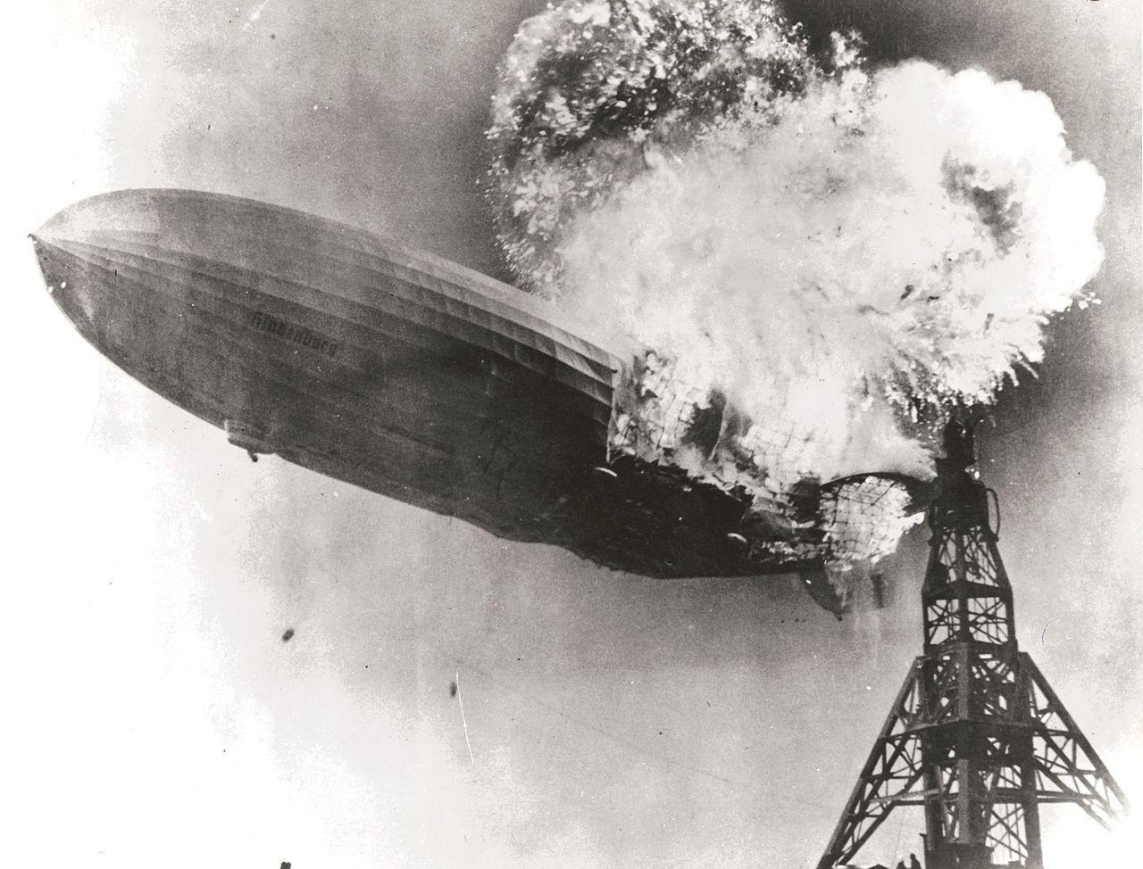 Hindenburg katasztrófa videó