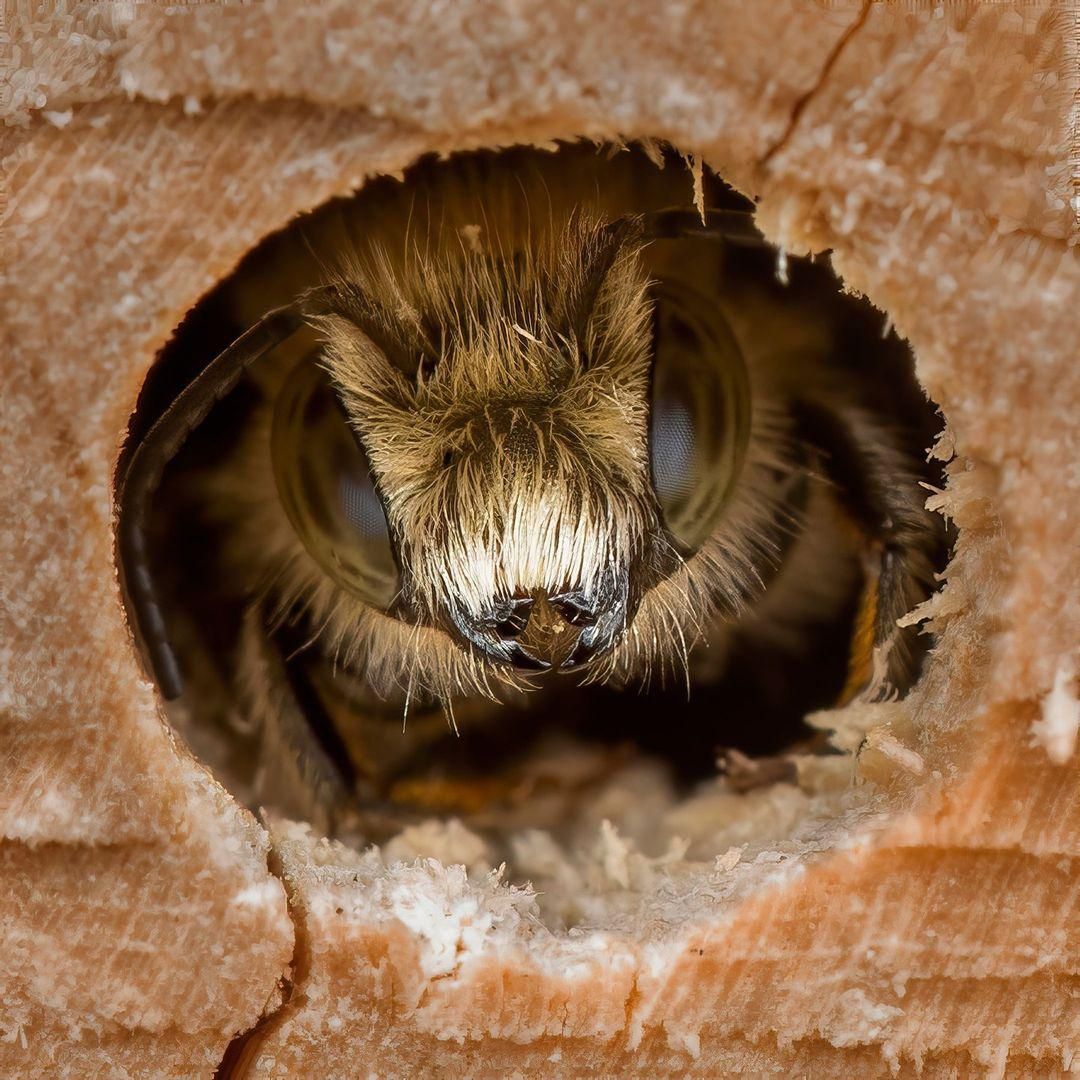 méhecske közelről 
