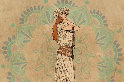Woman Fashion Art Nouveau