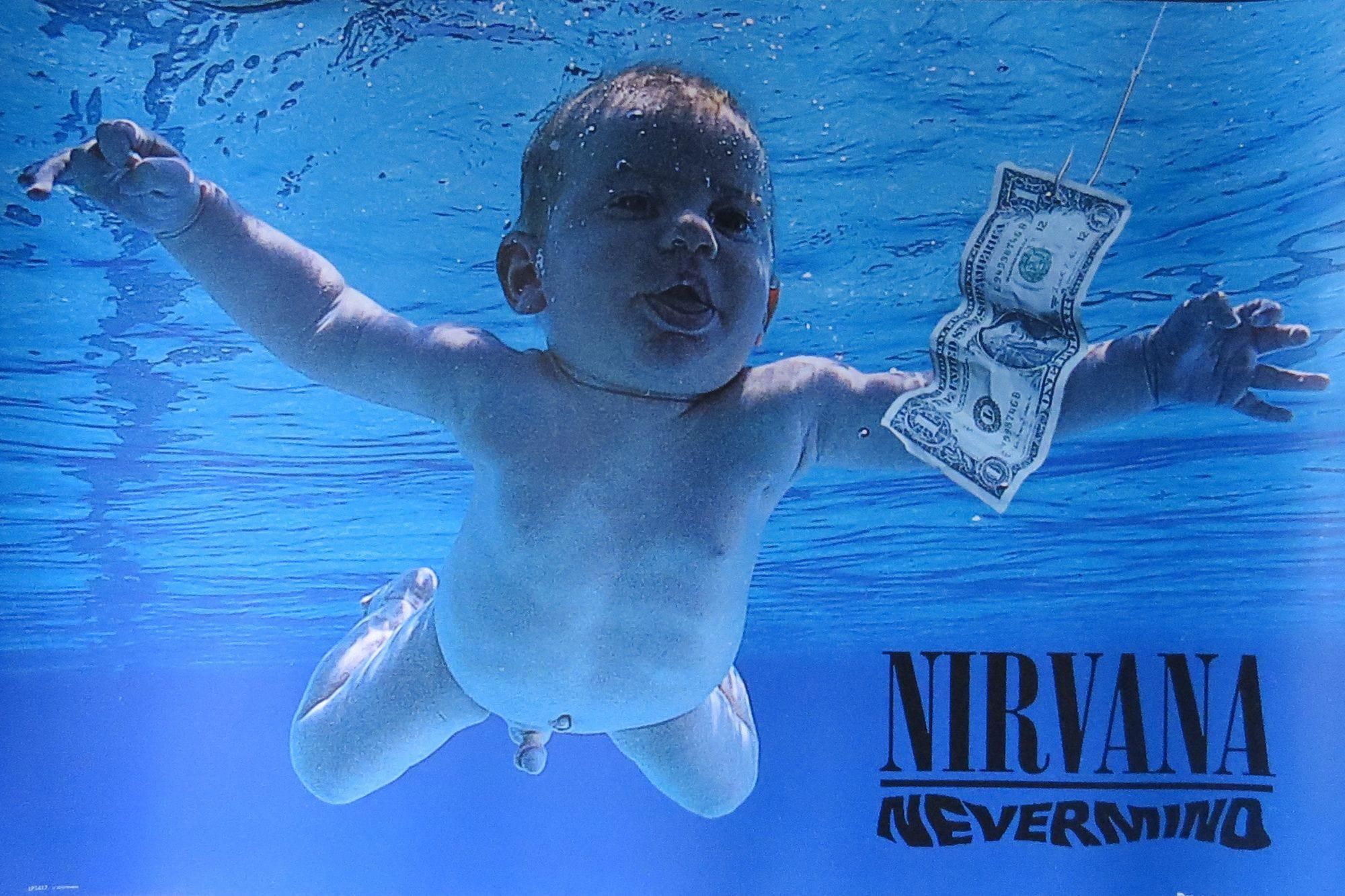 A Nirvana Nevermind című albumának borítója.
