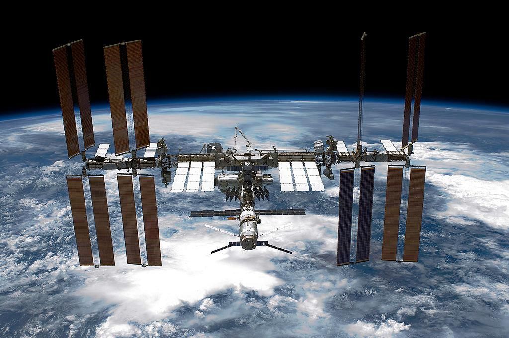 Az ISS nemzetközi űrállomás.