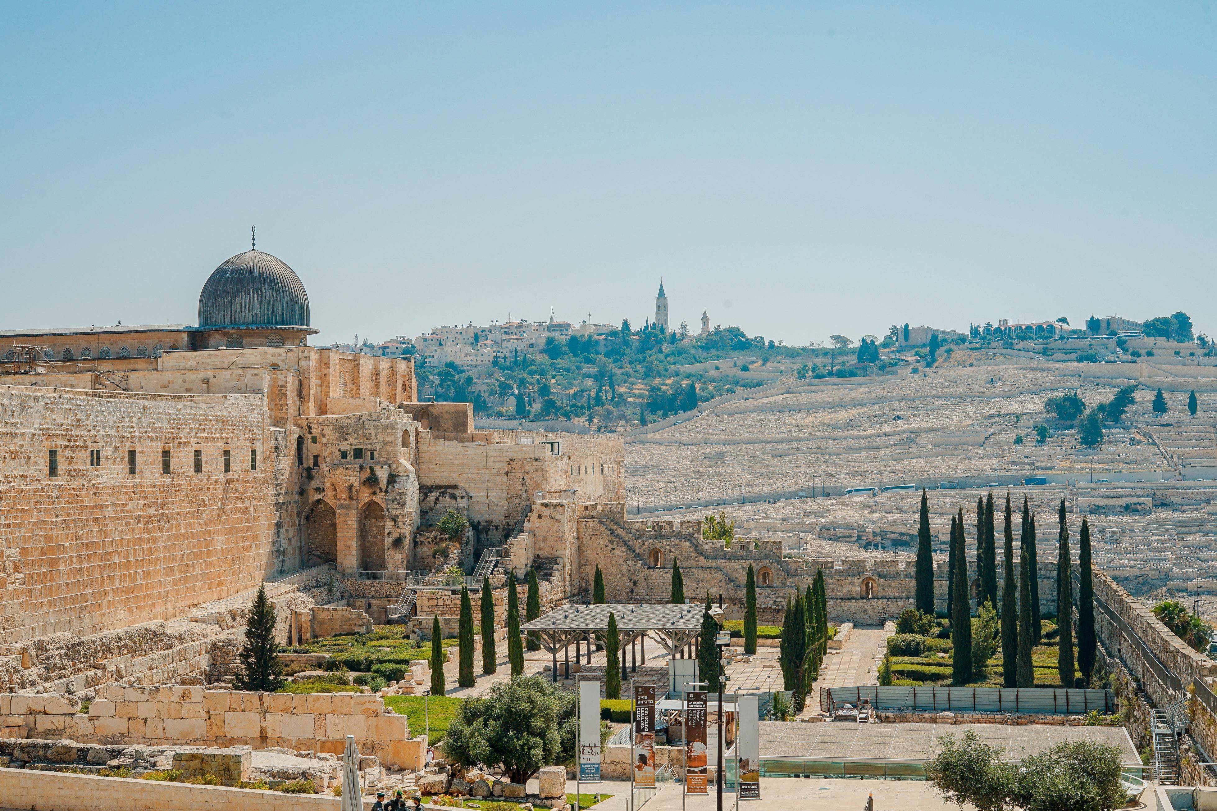 Jeruzsálem látképe.