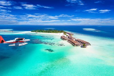 Maldív-szigetek felülről 