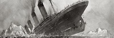 titanic katasztrófa illusztráció