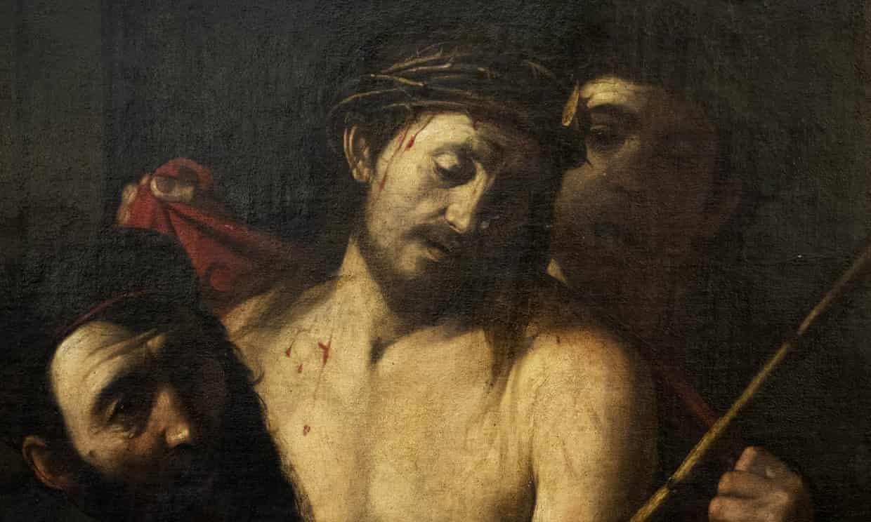 A Töviskoszorú című festmény, mely lehet a barokkmester, Caravaggio műve