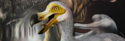 Egy dodó madár ábrázolása.