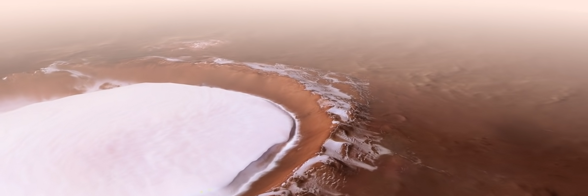 Virtuális túrán nézheted meg a Mars jeges kráterét